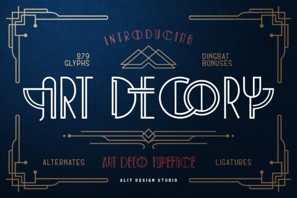 Art Decory: A Display Font for Elegant Brand Design
