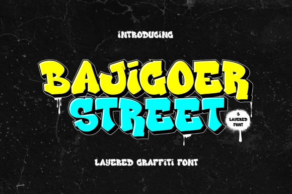 Bajigoer Street Brings Urban Energy to Display Font Work