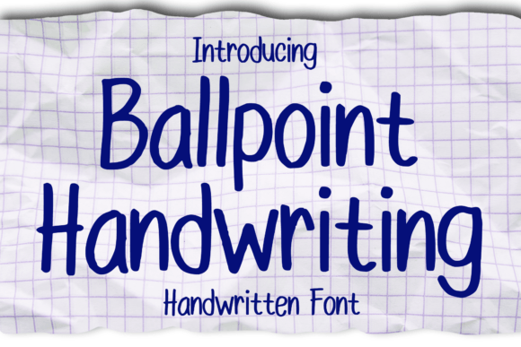 Ballpoint Handwriting for Warm and Memorable Brand Identity