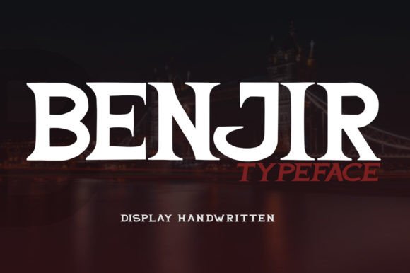 Benjir Typeface: A Display Handwritten Font with Simple Elegance
