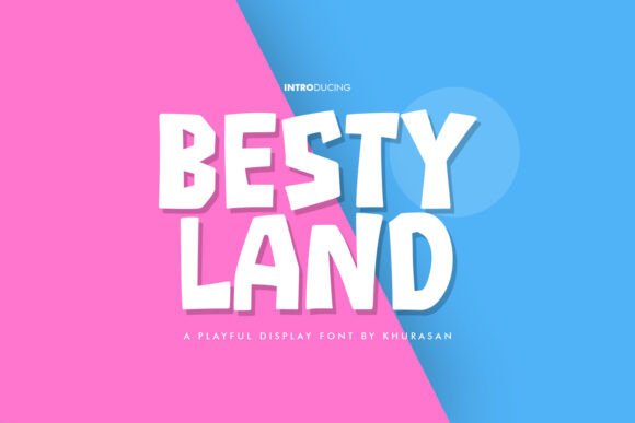 Besty Land: A Modern Display Font for Small Business Branding