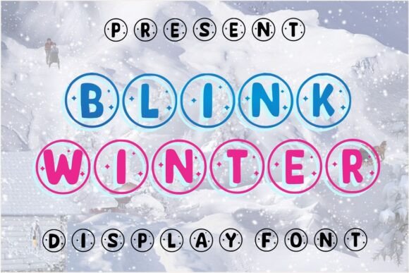 Blink Winter as a Friendly Display Font for Children’s Website Projects