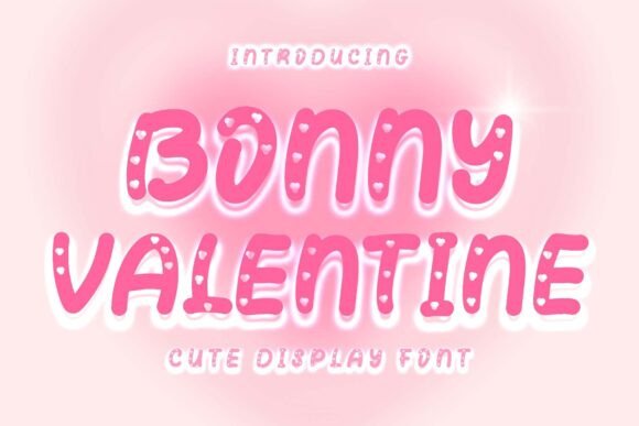 Bonny Valentine Display Font for Web Designers and Digital Branding