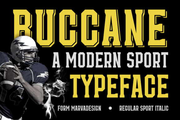 Buccane Display Font for Confident Brand Identity
