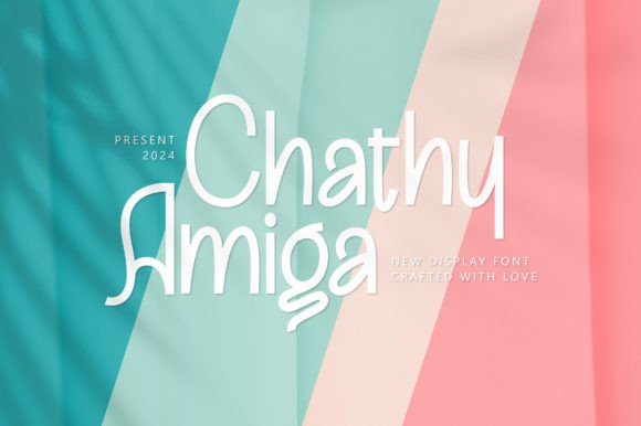 Cathy Amiga Display Font for Branding and Business Design