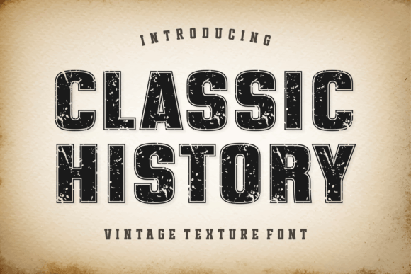 Classic History Font Brings Vintage Charm to Small Business Branding