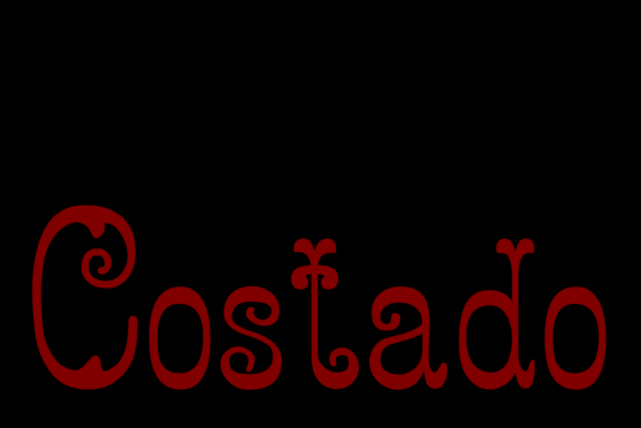 Costado: A Classical Wood-Type Display Font for Makers