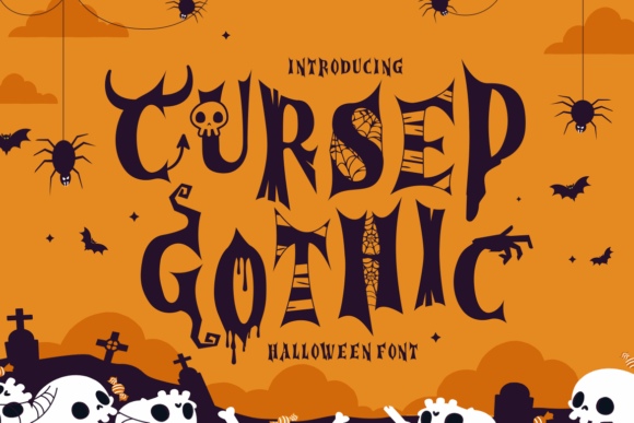 Cursed Gothic Halloween Font for Scroll-Stopping Campaigns