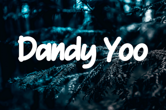 Dandy Yoo: An Elegant Display Font for Brand Identity