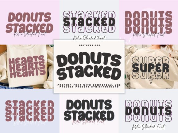 Donuts Stacked Bundle Review: A Playful Display Font for Web Designers
