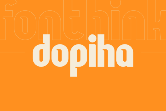 Dopiha Display Font for Elegant Editorial Design