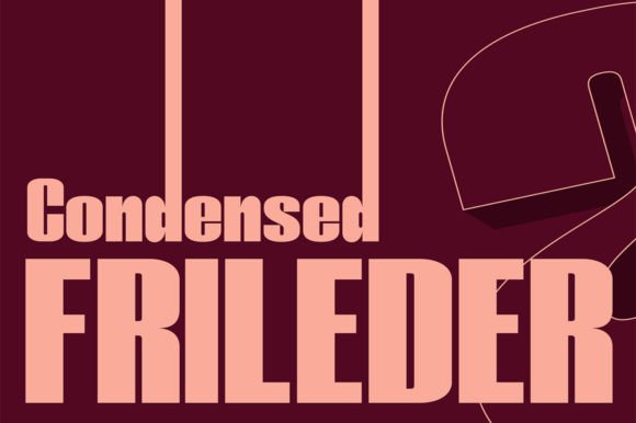 Frileder: A Playful Display Font for Bold Branding