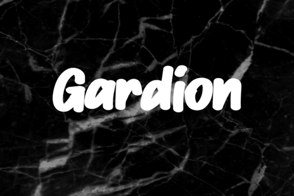 Gardion: A Display Font Built for Apparel and Campaign Design