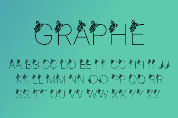 Graphe: A Fun and Quirky Display Font for Web Design Projects