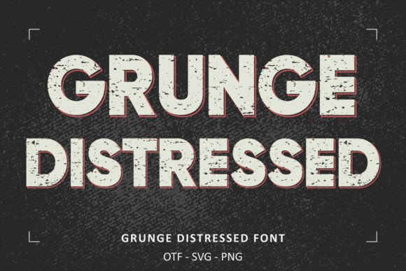 Grunge Distressed: A Vintage Display Font for Campaign Designers