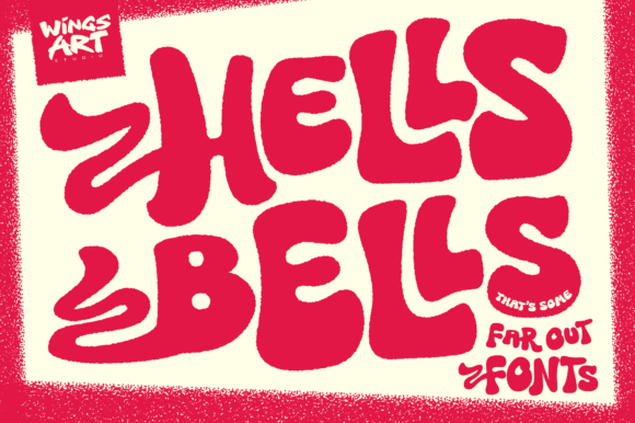 Hells Bells: A 1970s-Inspired Display Font for Editorial Design