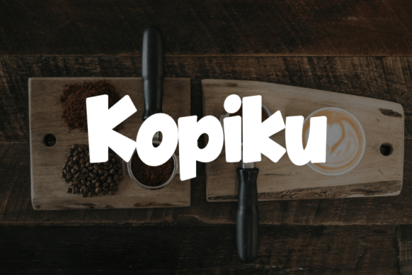 Kopiku: The Display Font for Small Business Branding