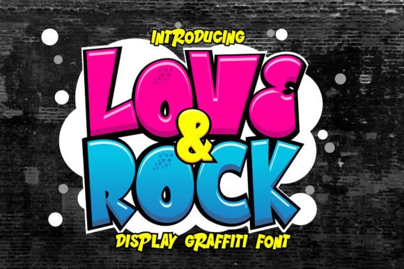 Love and Rock Font: Bold Whimsy for Crafters