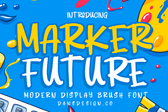 Marker Future Display Font for Campaign Designers