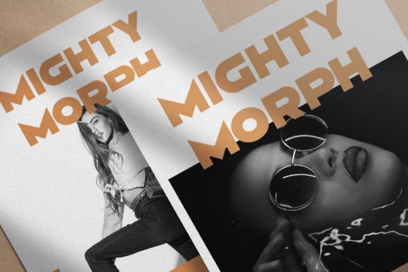 Mighty Morph: A Bold Display Font for Campaigns That Command Attention