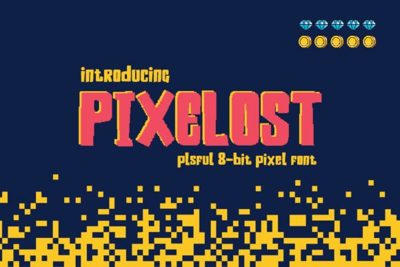 Pixelost: A Retro-Inspired Display Font for Editorial Branding