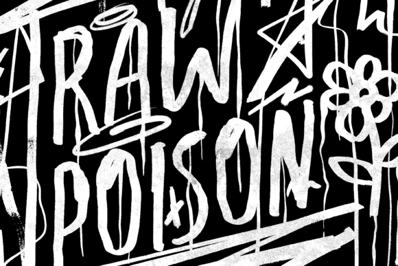 Raw Poison Font Review for Editorial Design and Branding