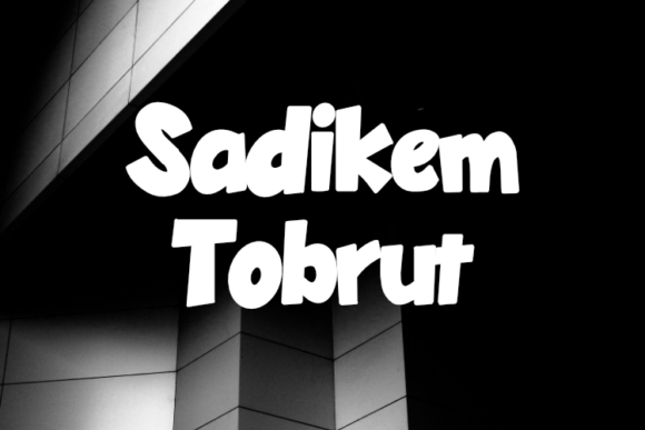 Sadikem Tobrut: A Versatile Display Font for Small Business Branding