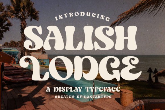 Salish Lodge: A Nostalgic Display Font for Small Business Branding
