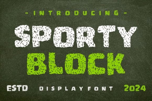 Sporty Block Display Font for High-Impact Campaign Graphics