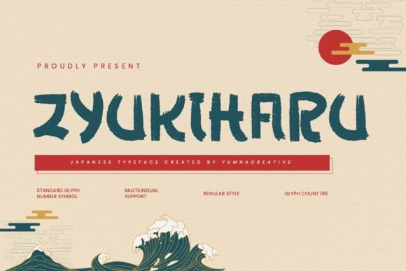 Zyukiharu: A Modern Japanese Display Font for Editorial Layouts